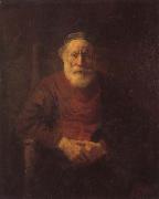 An Old Man in Red, REMBRANDT Harmenszoon van Rijn